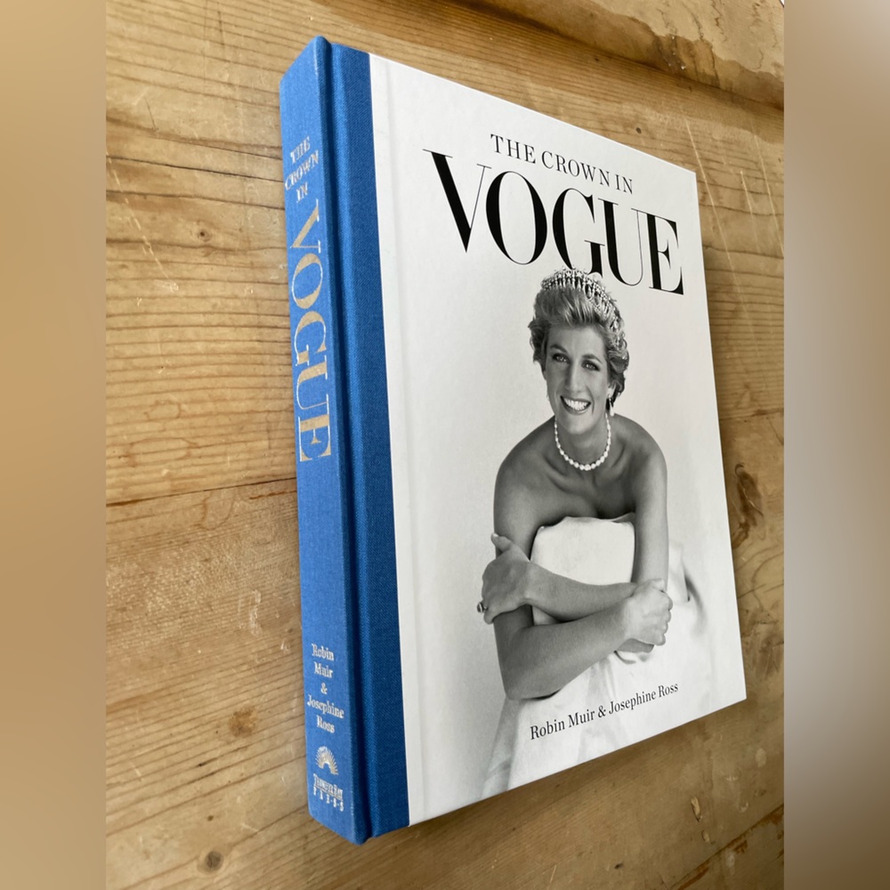 Vogue Coffee Table Book with Blue and White Cover - Picture 4 of 13